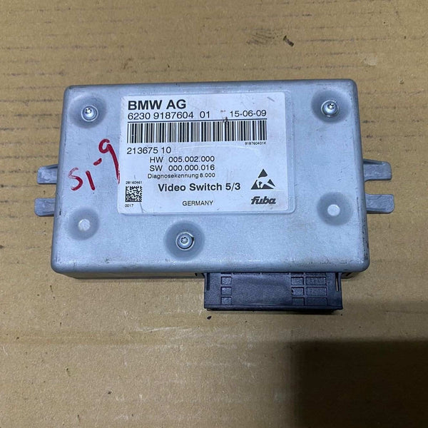 2009-2012 BMW 750Li Video Switch Control Module 9187604 750Li 750i and F10 F07 F