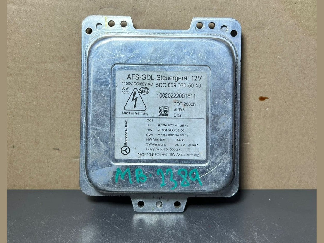 Mercedes W164 ML GL Xenon Light Headlight Control Module Unit A164 8704126 OEM