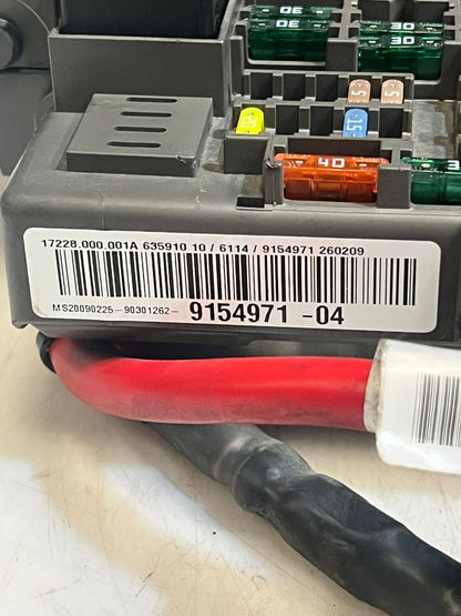BMW Z4 E89 Sdrive18i Power Distribution Fuse Box Front Plastic Metal 9154971 OEM