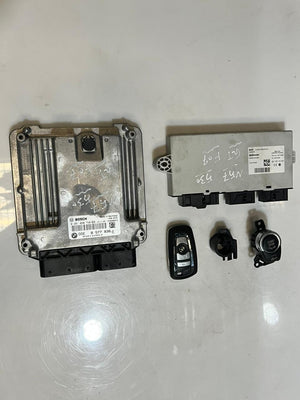BMW F07 GT N57 530I Engine Control Unit ECU SET DDE+CAS4+1KEY 8577838 OEM