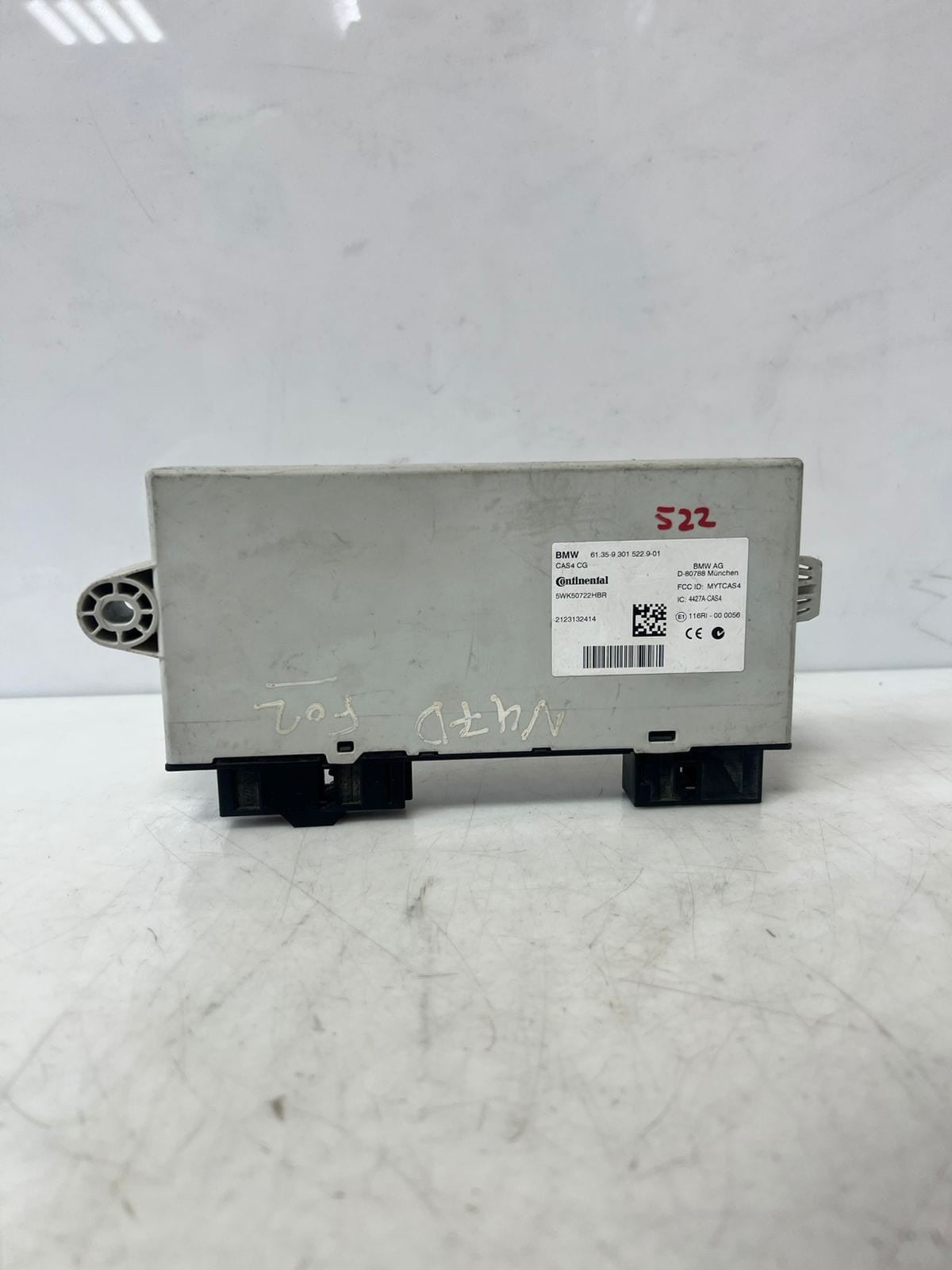 2013-2015 BMW 5 Series F10 and X3 models Cas4 Control Unit Module 9301522 OEM