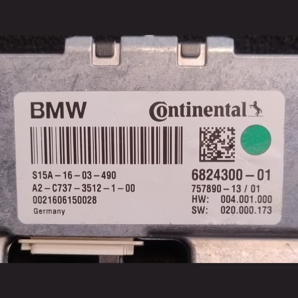 BMW G11 G12 WINDSHIELD CAMERA LANE ASSIST CONTROL MODULE ECU P/N 6824300