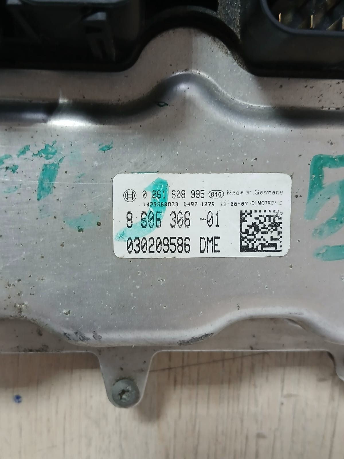 2012-2017 BMW F10 N20 520i Engine Control Unit SET DME+ CAS4 CG + 1KEY  8606306