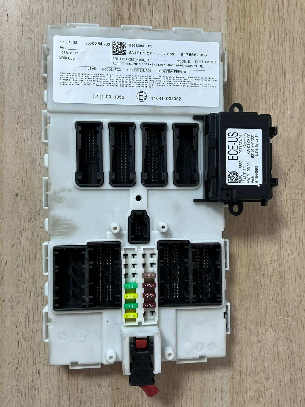 2016-2018 BMW 330e Engine Control Module 8693213 F30 330e 2.0L Hybrid ECU SET 