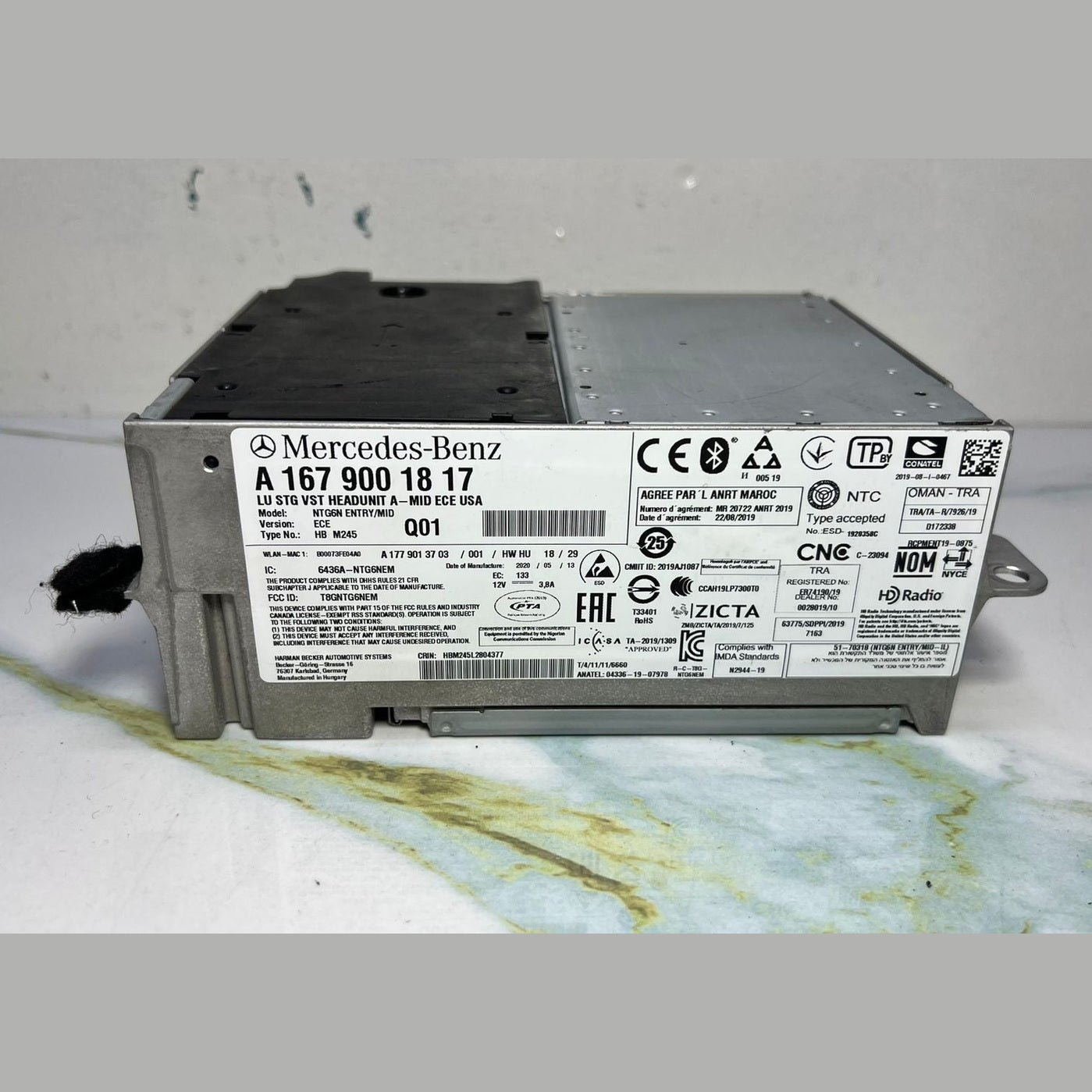 15-21 Mercedes W167 GLE-Class Radio Audio Multimedia Head Unit  A167 9001817 OEM