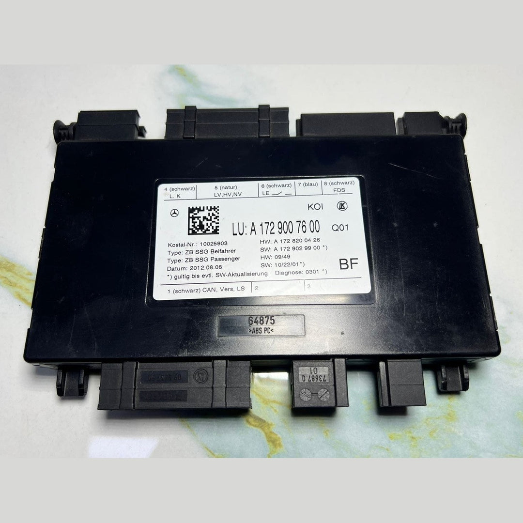 2009-2015 Mercedes-Benz GLK350 Seat Control Module A 172 900 76 00