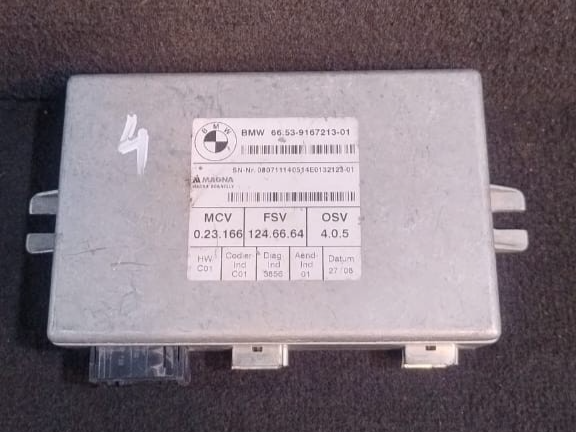 OEM BMW E70 X5 E71 X6 CONTROL UNIT EXTERIOR MIRROR CHAMBER CAMERA MODULE 9167213