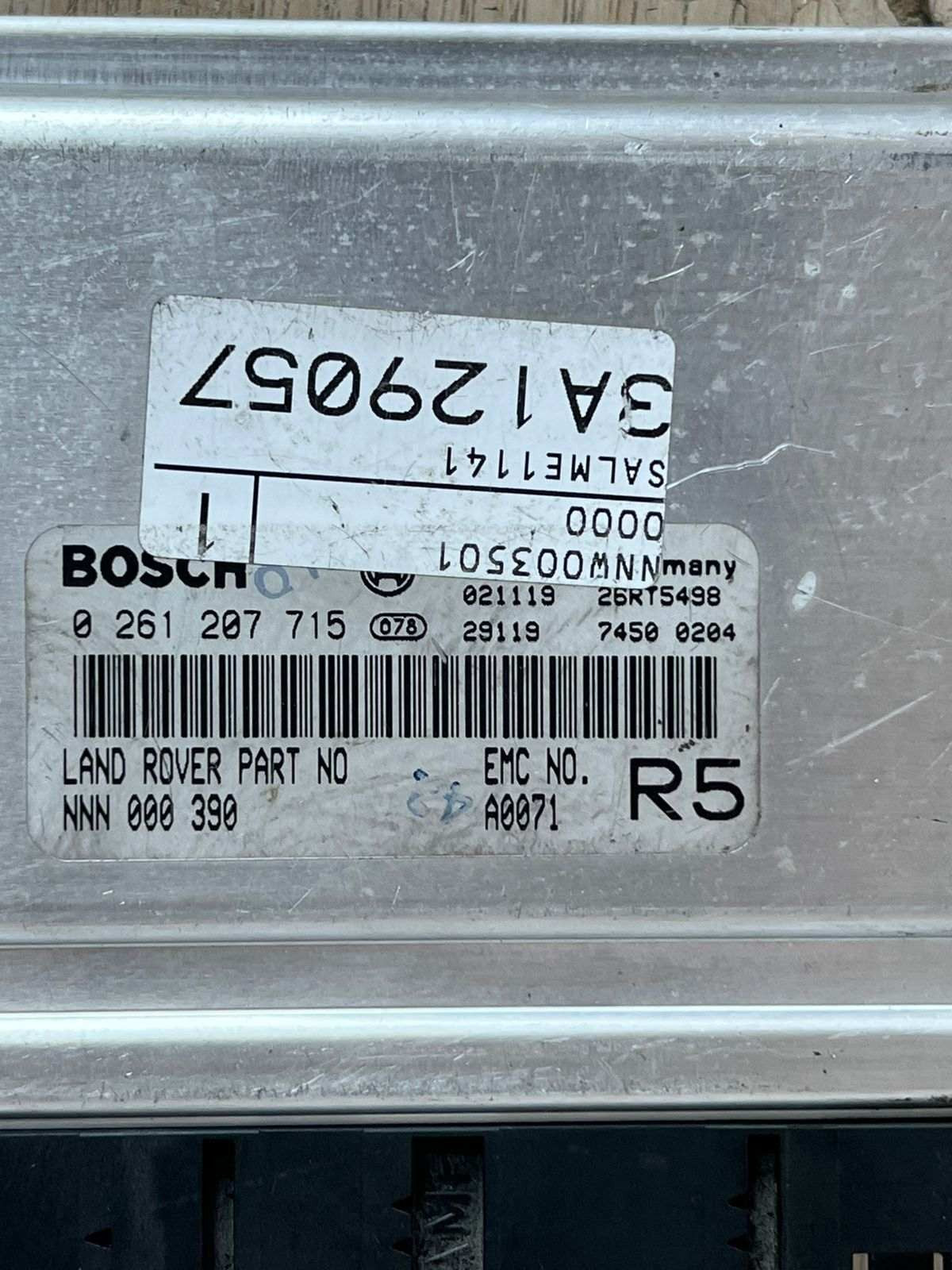 2005 Land Rover Range Rover Engine Control Module 0261207715 ECU
