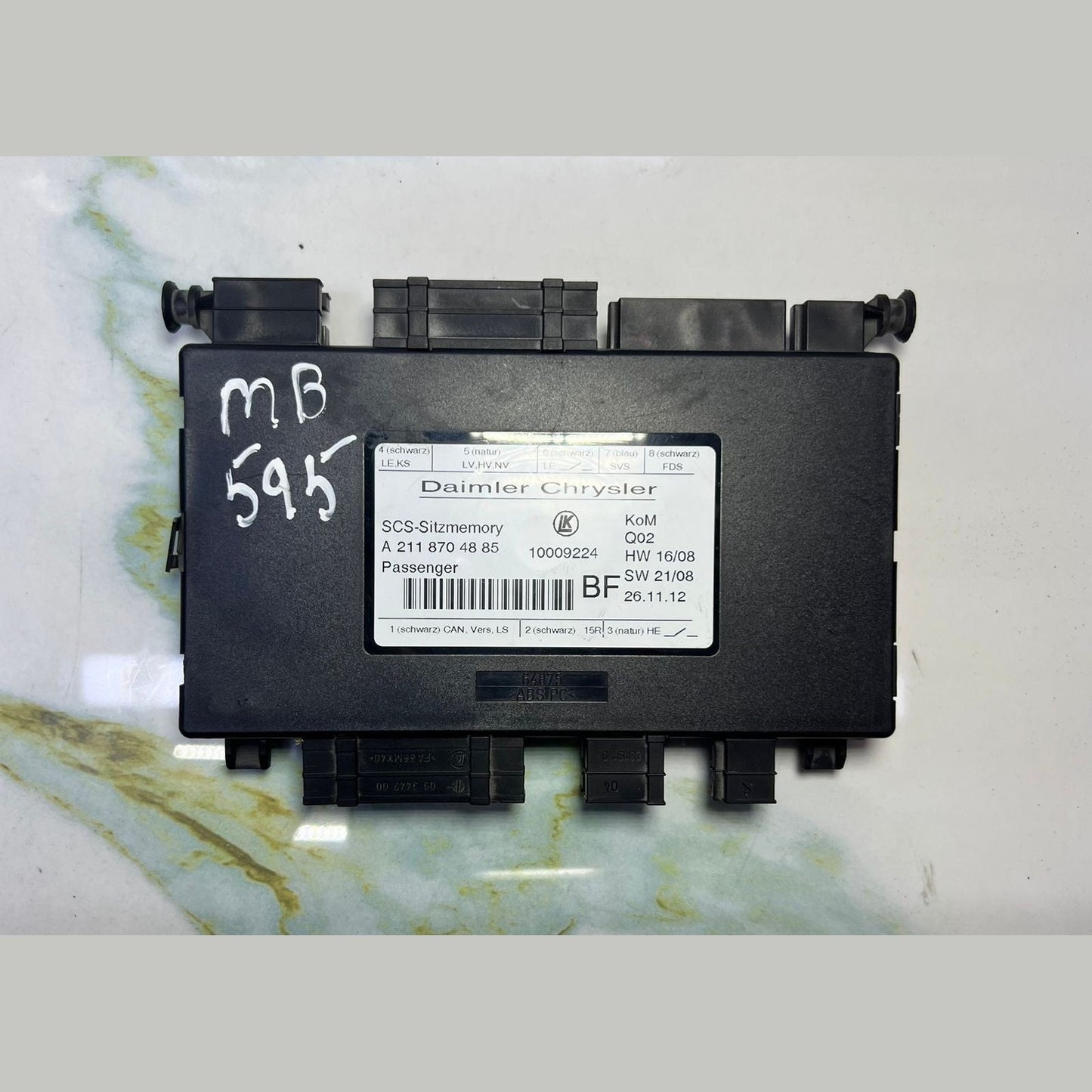 Mercedes W211 E-Class Front Passenger Side Seat Control Module A211 8704885 OEM