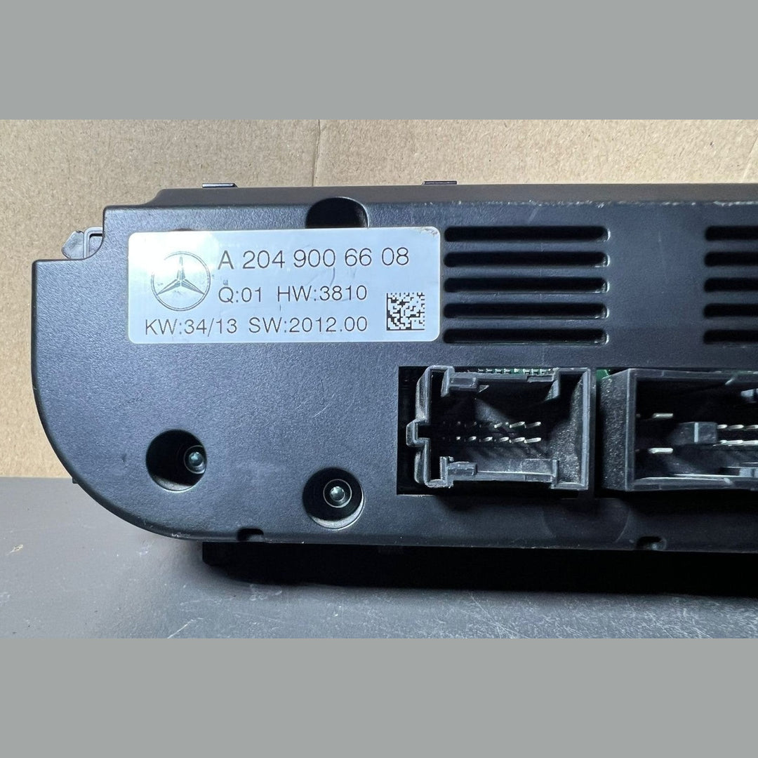 10-14 Mercedes-Benz W204 C-Class A/C Heater Climate Control Panel A204 9006608
