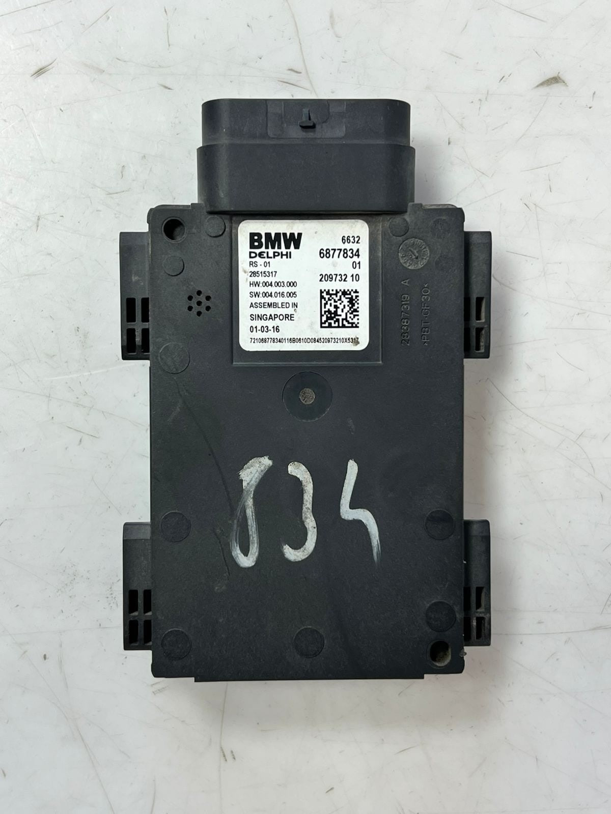 2016-2017 BMW 740i G30 5' G11 7' 750i Blind Spot Detection Radar Sensor 6877834 