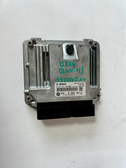 BMW F10 N47D 528D Engine Control Unit ECU SET DDE + CAS4 CA+ NO KEY 8582181 OEM
