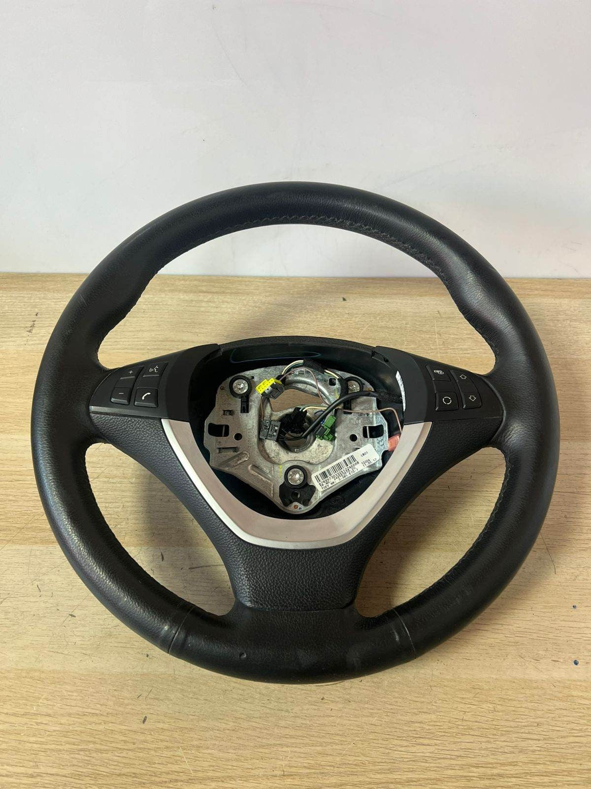 2007-2013 BMW X5 E70 3-Spoke Leather Sport Steering Wheel 6789973