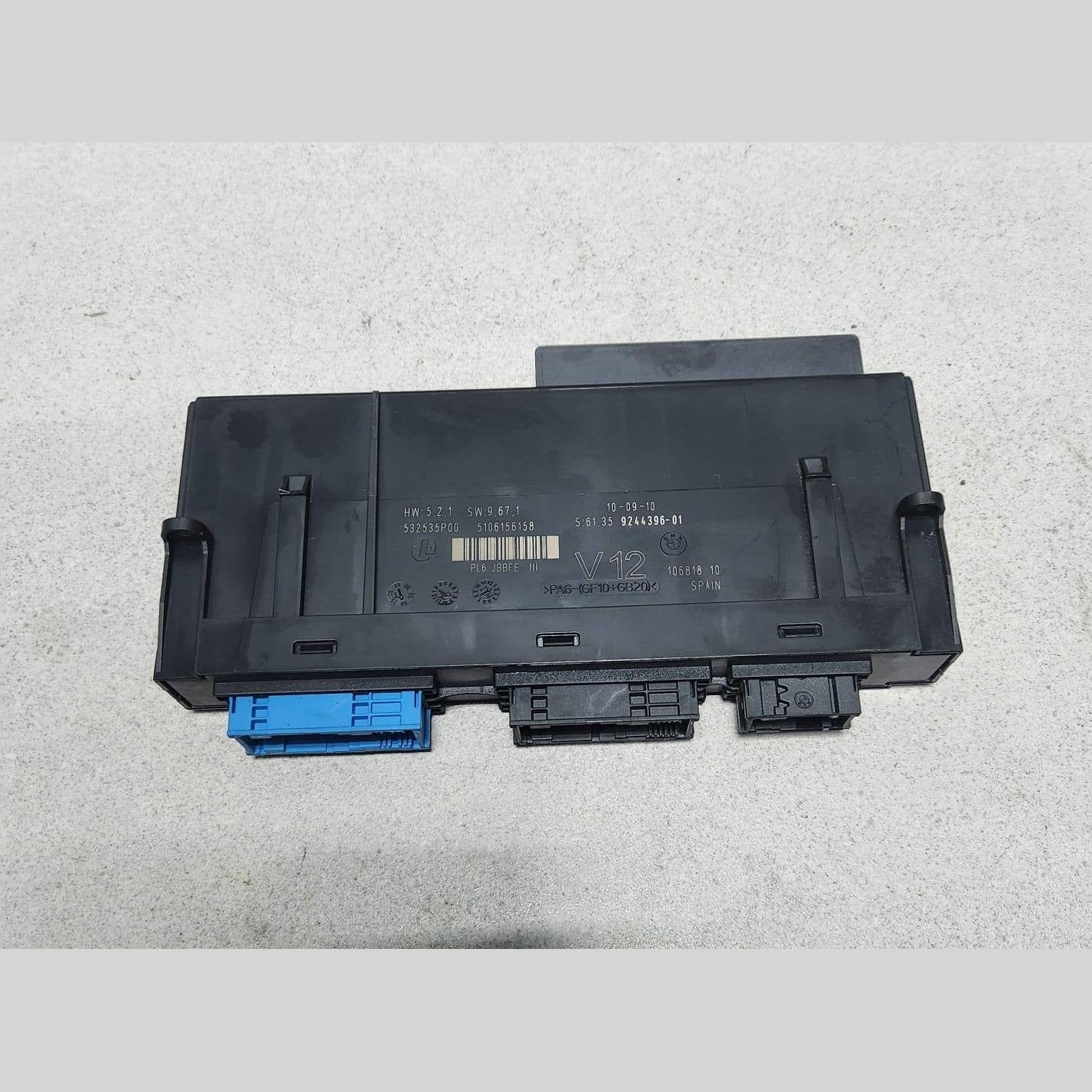 2011 BMW 535i Body Control Module 9244396 535i 550i F07 V12