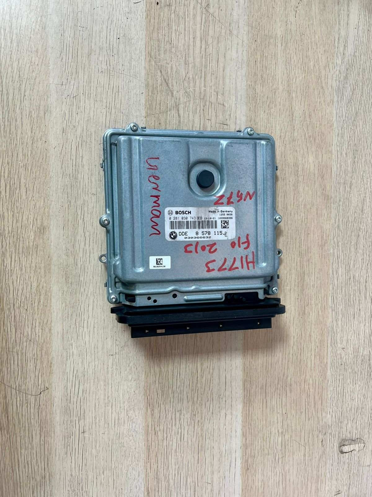 2013 BMW F10 F11 535d F13 640d N57Z 313HP ECU Engine control unit DDE 8578115