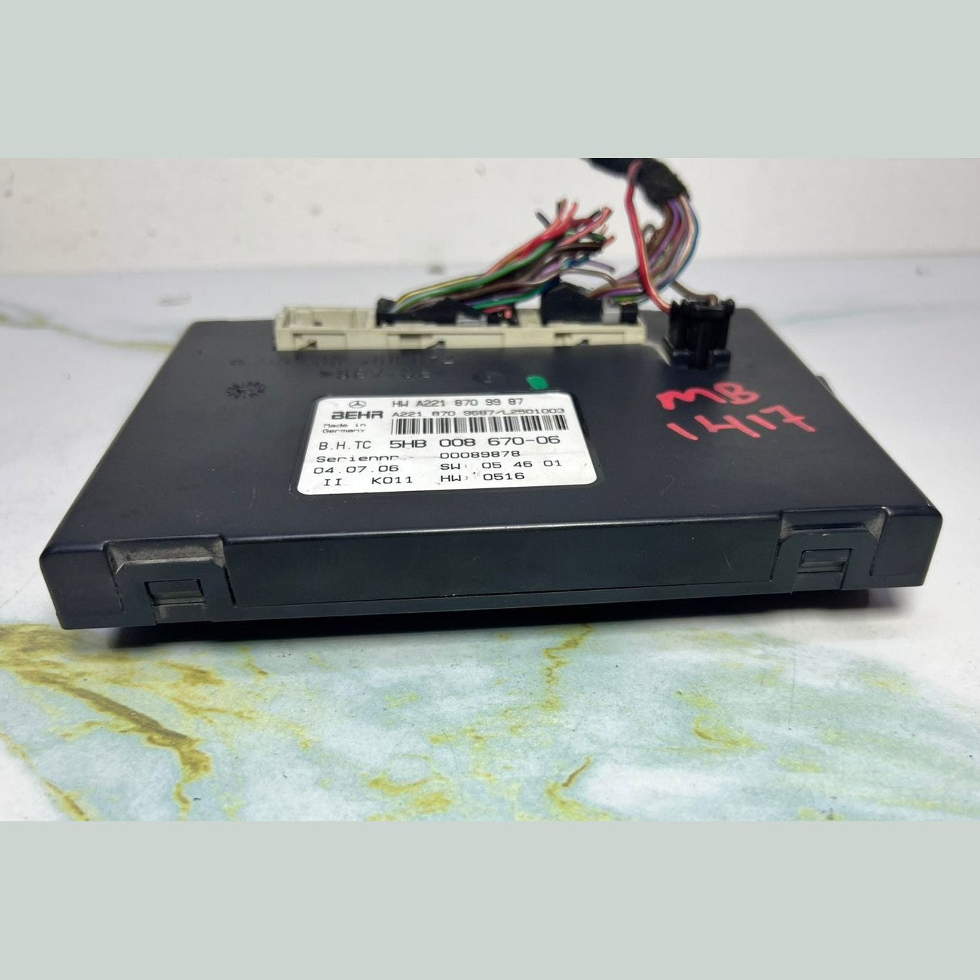 Mercedes Climate Control Module A2218709987 S-Class W221