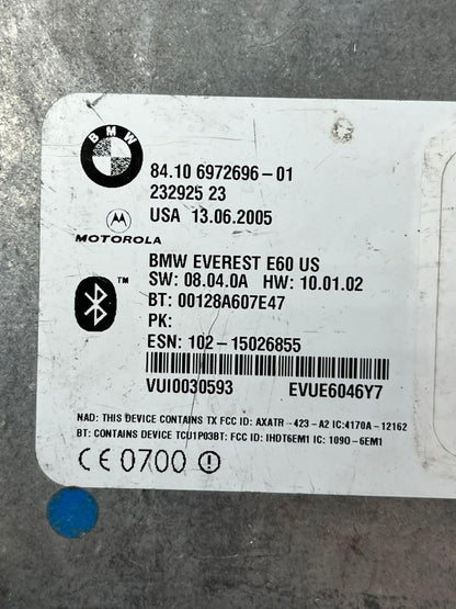 2006 BMW 325i 530xi 525xi Telematics Communication Control Module 6972696 OEM