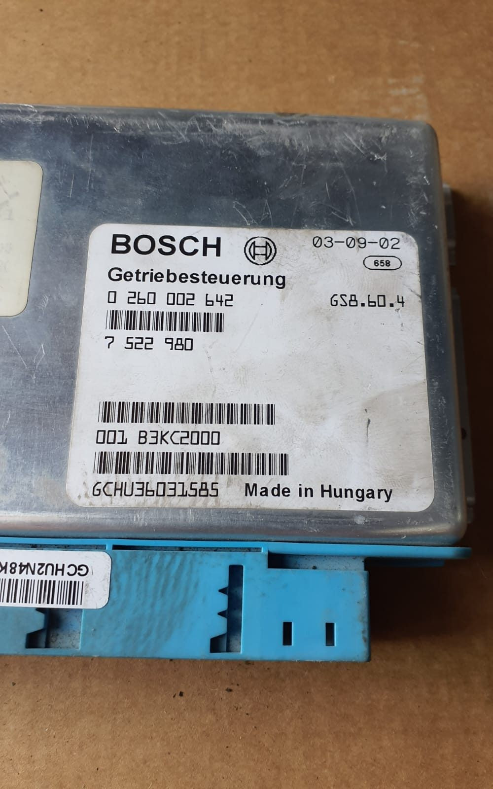 2003-2005 BMW Z4 Transmission Control Module 7522980 E39, E46, E85, and Z4