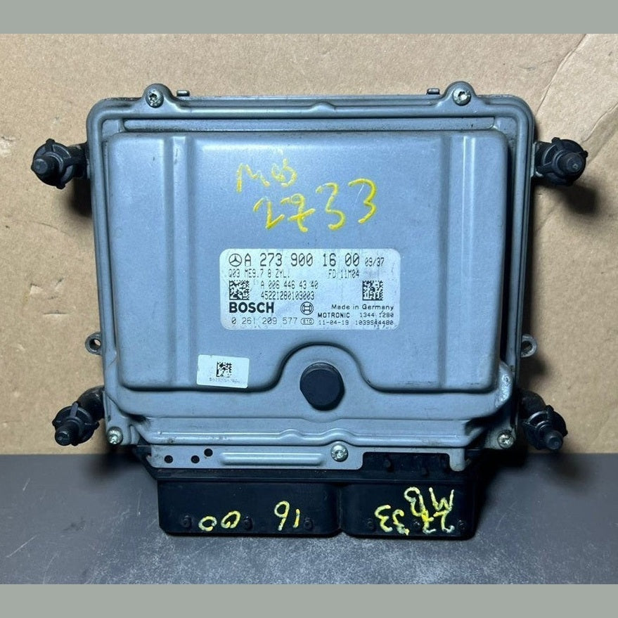 07-12 Mercedes W164 GL450 Engine Control Module Unit ECM ECU A273 9001600 OEM