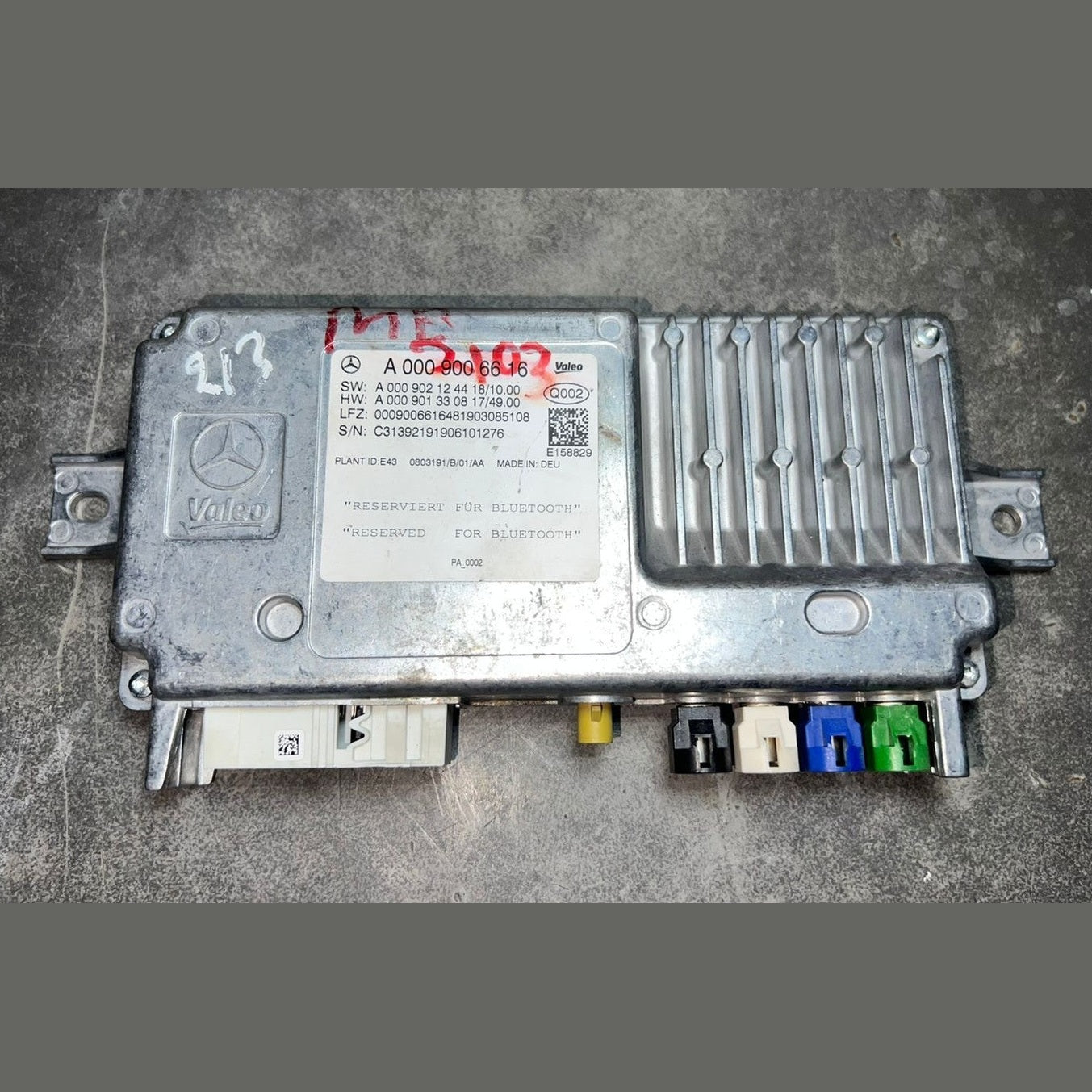 15-20 Mercedes W213 PDC Parking Assistant Parktronic Control A000 9006616 OEM