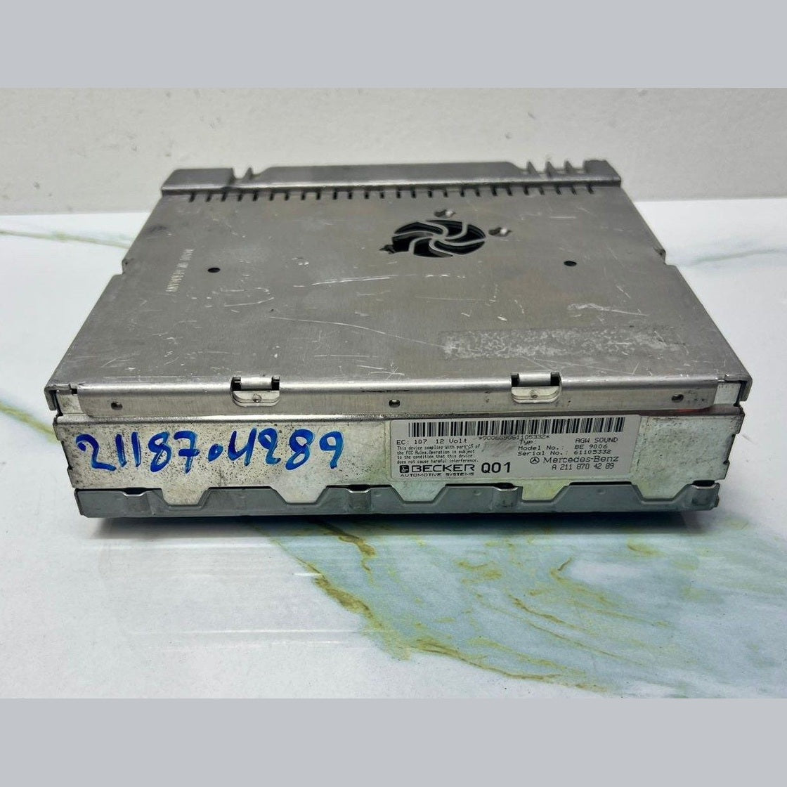2006-2009 Mercedes-Benz W211 E-Class E350 Radio Amplifier A 211 870 42 89