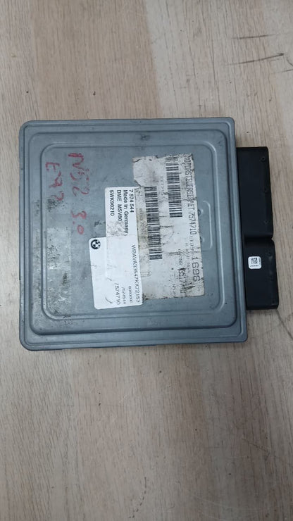 2007-2008 BMW 328i Engine Control Module MSV80 DME 7574544 3.0 E90 E60