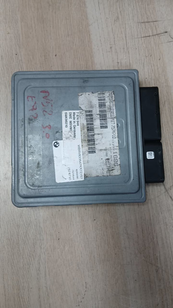 2007-2008 BMW 328i Engine Control Module MSV80 DME 7574544 3.0 E90 E60
