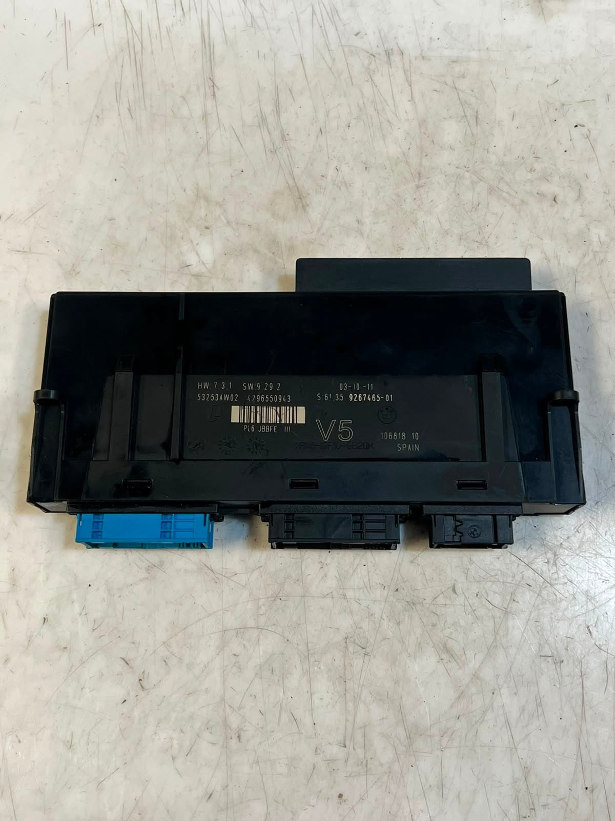 2012-2018 BMW F06 F10 F01 F13 7 Serie 640i Junction Box Control Module 9267465