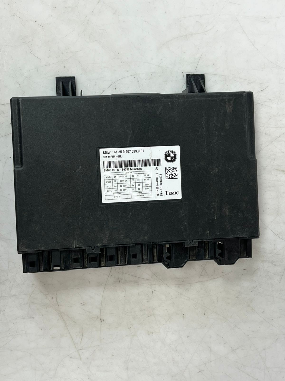2009-2012 BMW 750i F01 7 Series Seat Control Module 9207023 OEM