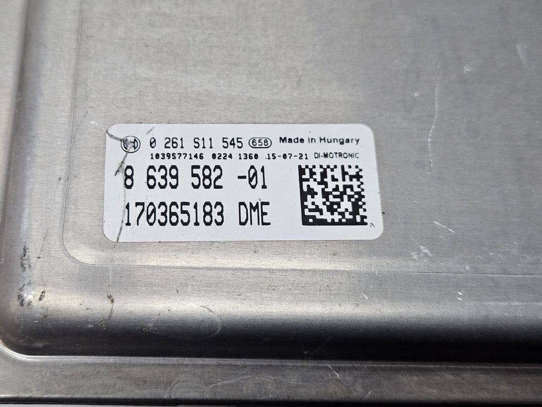 OEM BMW F36 N55 ENGINE CONTROL UNIT DME ECU SET 8639582 BOSCH