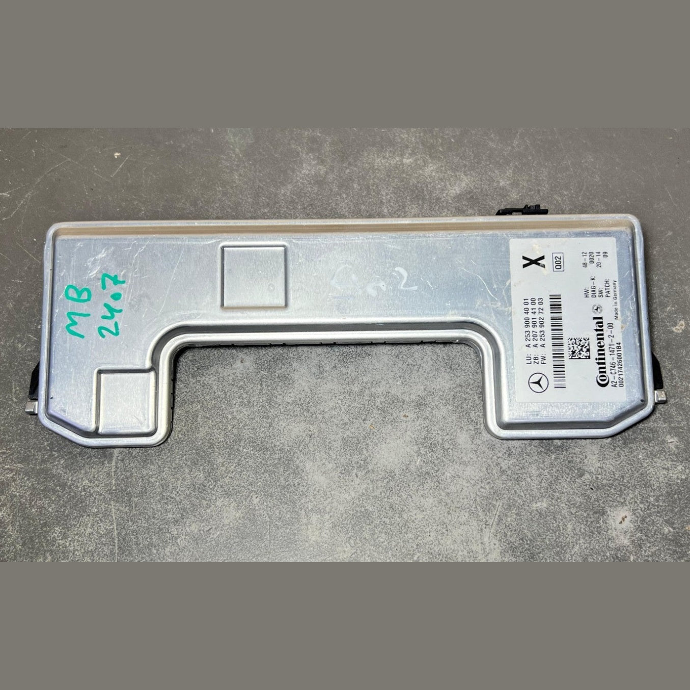 13–16 Mercedes W166 GLE Windshield Camera Lane Keep Assist Control A000 9001910