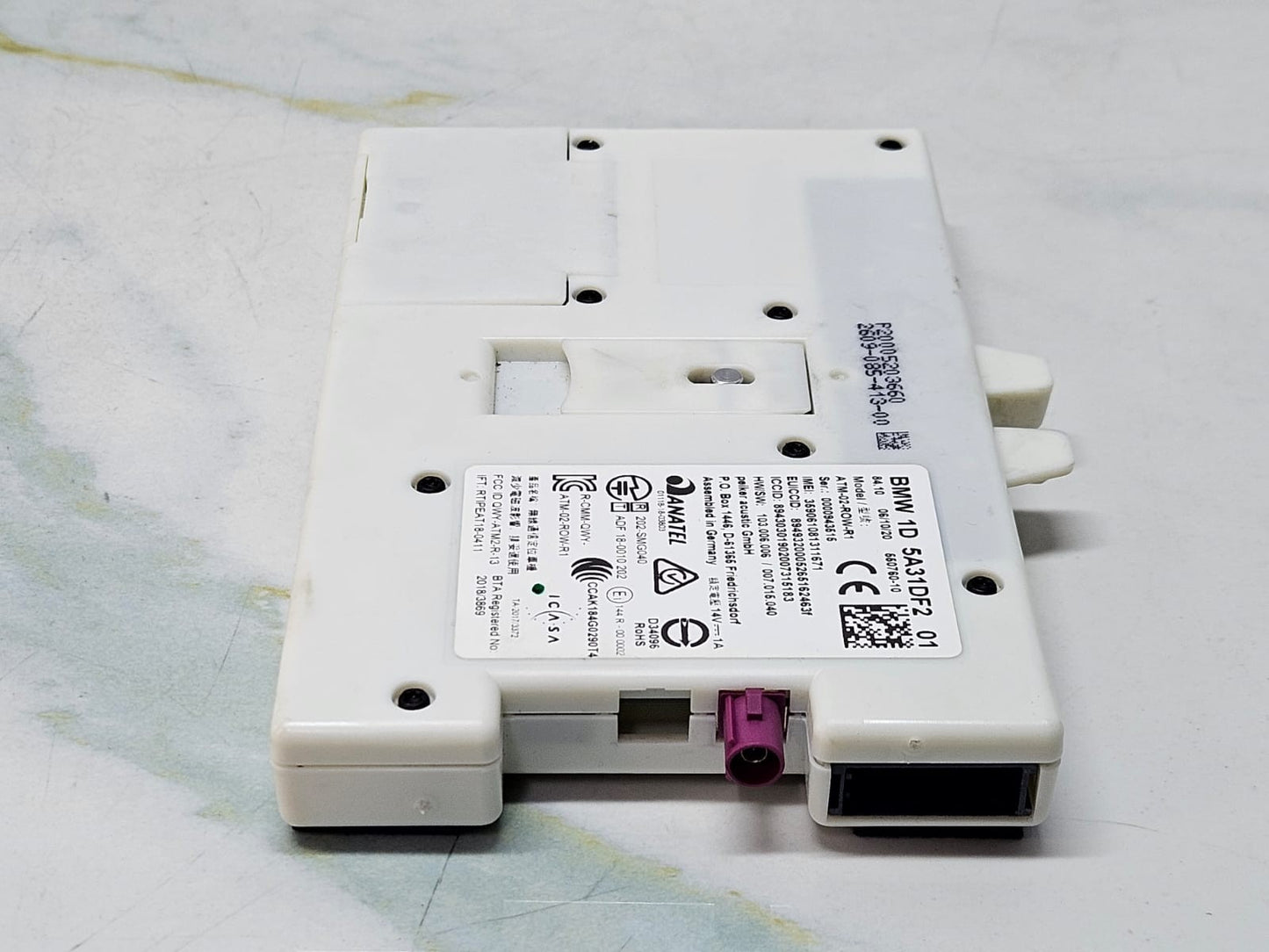 BMW F44 TELEMATICS ANTENA CONTROL MODULE ECU OEM 5A31DF2 OEM