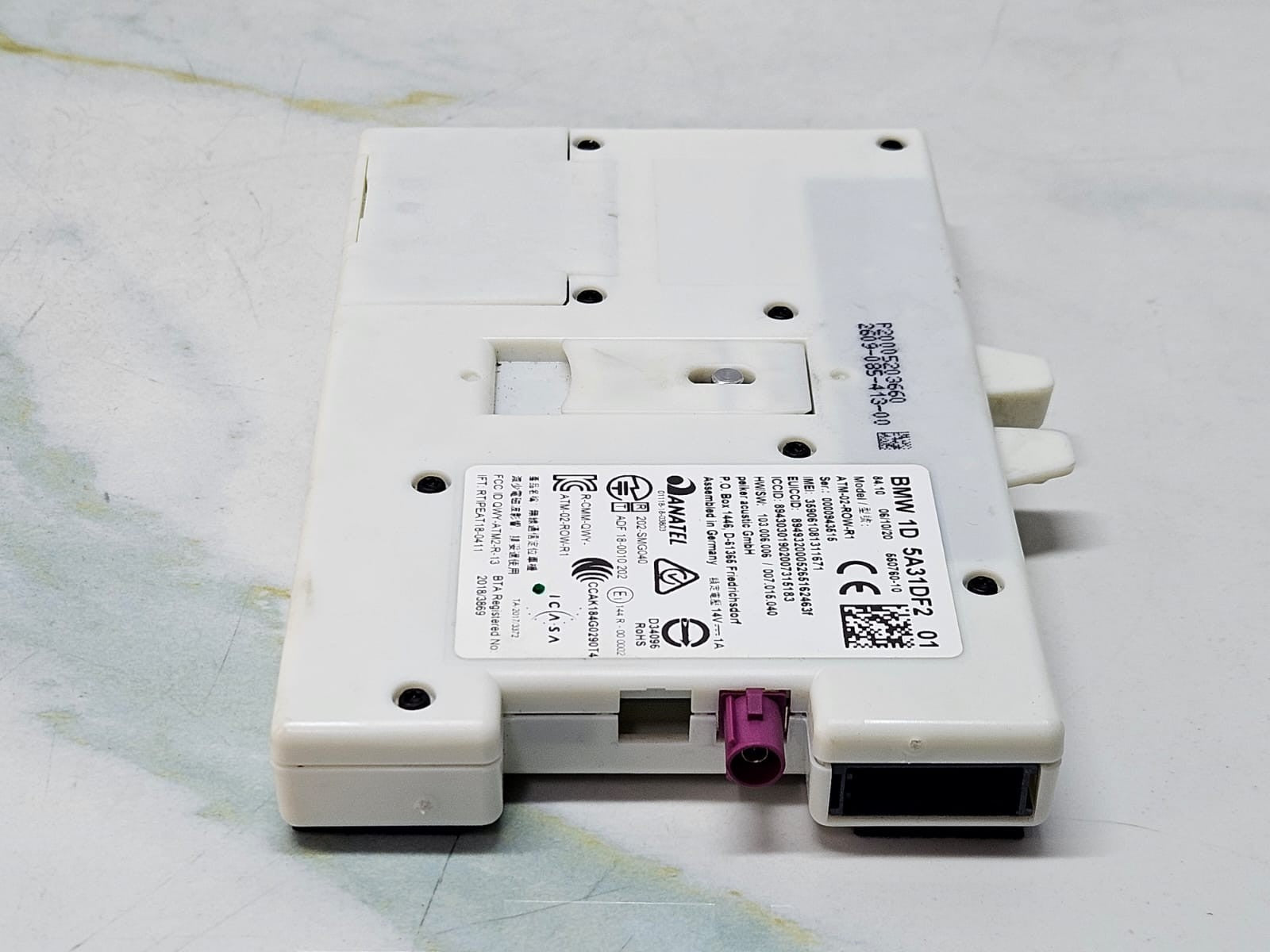 BMW F44 TELEMATICS ANTENA CONTROL MODULE ECU OEM 5A31DF2 OEM