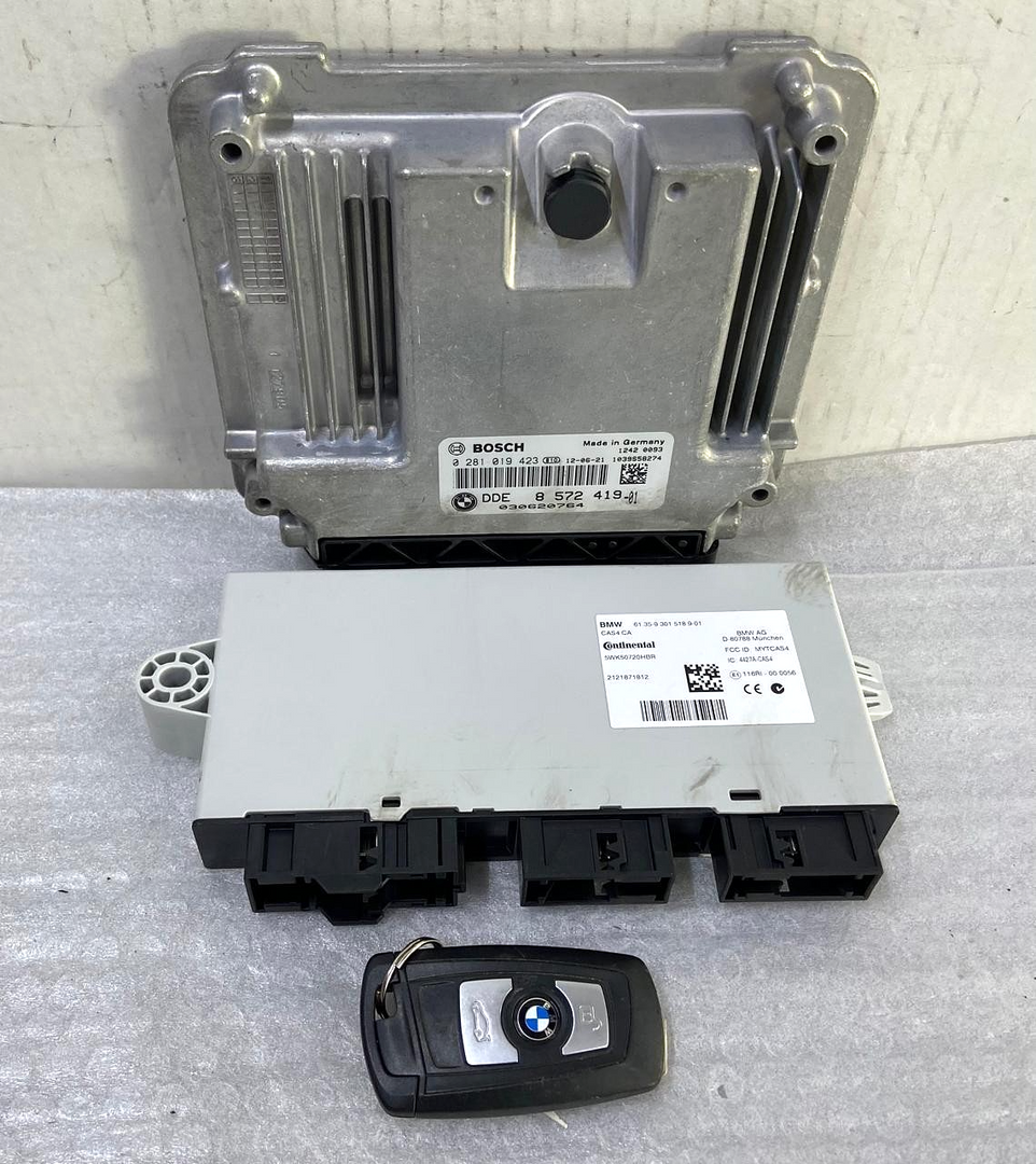 OEM BMW X3 F25 N47N ENGINE CONTROL ECU UNIT MODULE DDE ECU SET 8572419