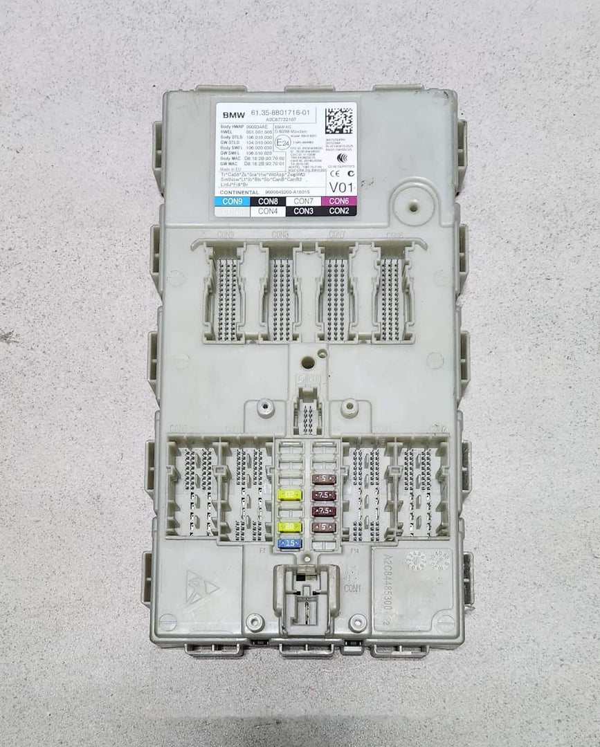 2016 BMW M5 Body Domain Control Module 8801716 5 Series G30 G31 