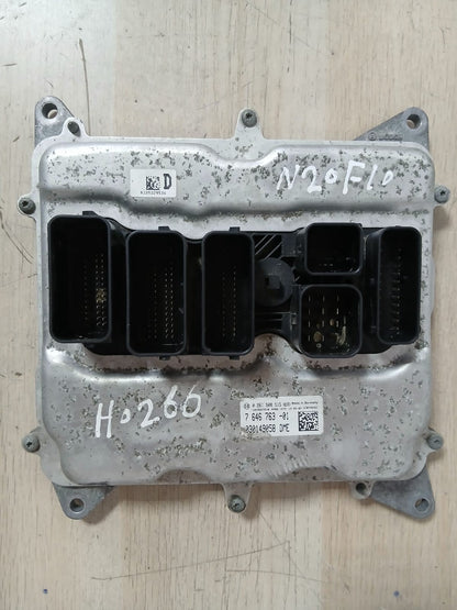 BMW F10 520i N20 2012 ENGINE CONTROL UNIT ECU SET + CAS4 CA + NO KEY - 7646763
