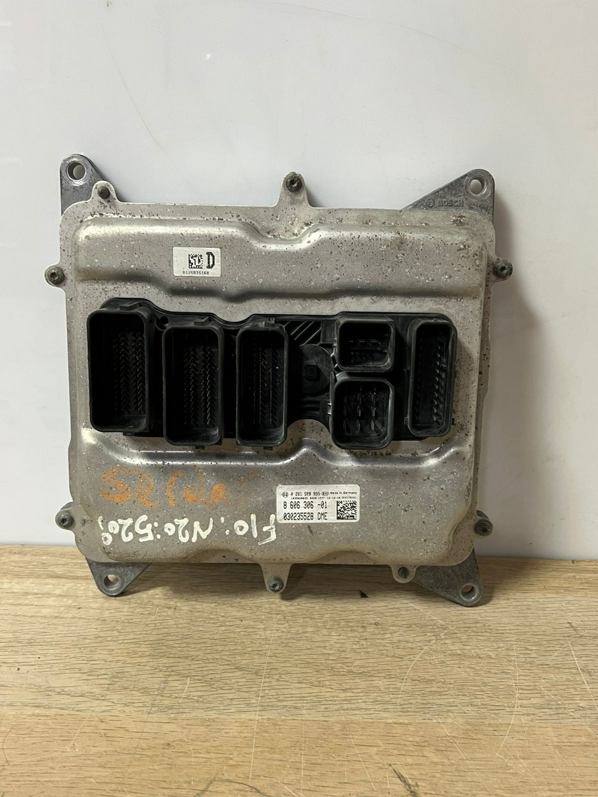 BMW F10 F11 F30 184 HP Petrol N20 Engine Control Unit ECU DME 8606306 Manual