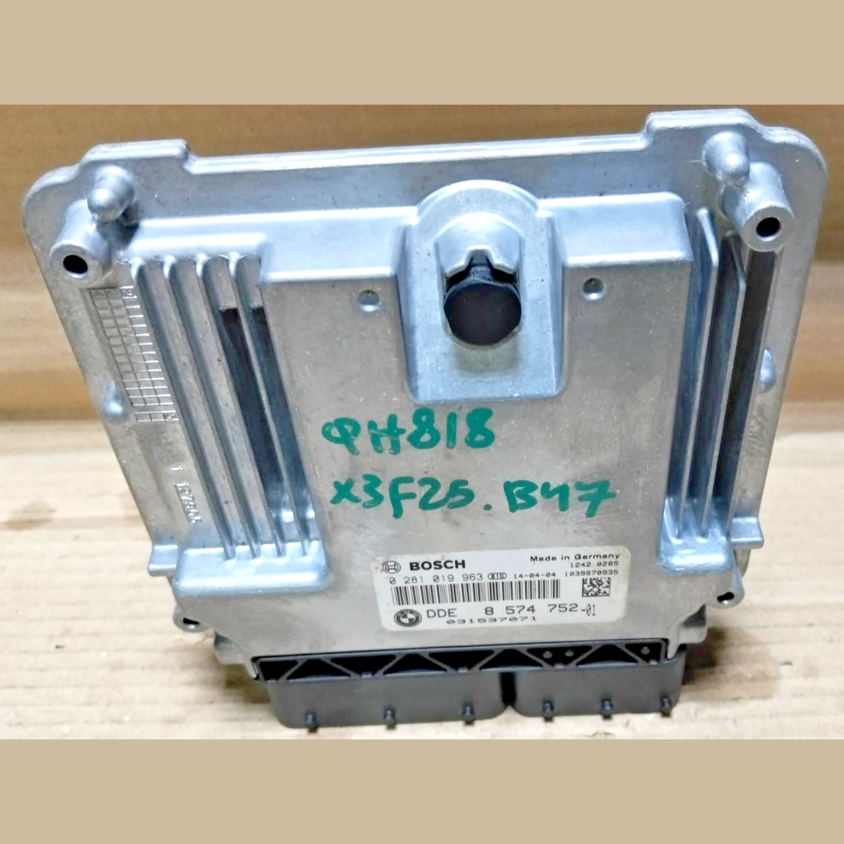 Engine control unit (ECU) for BMW X3 F25 LCI FACELIFT 2017 B47D30A 8574752