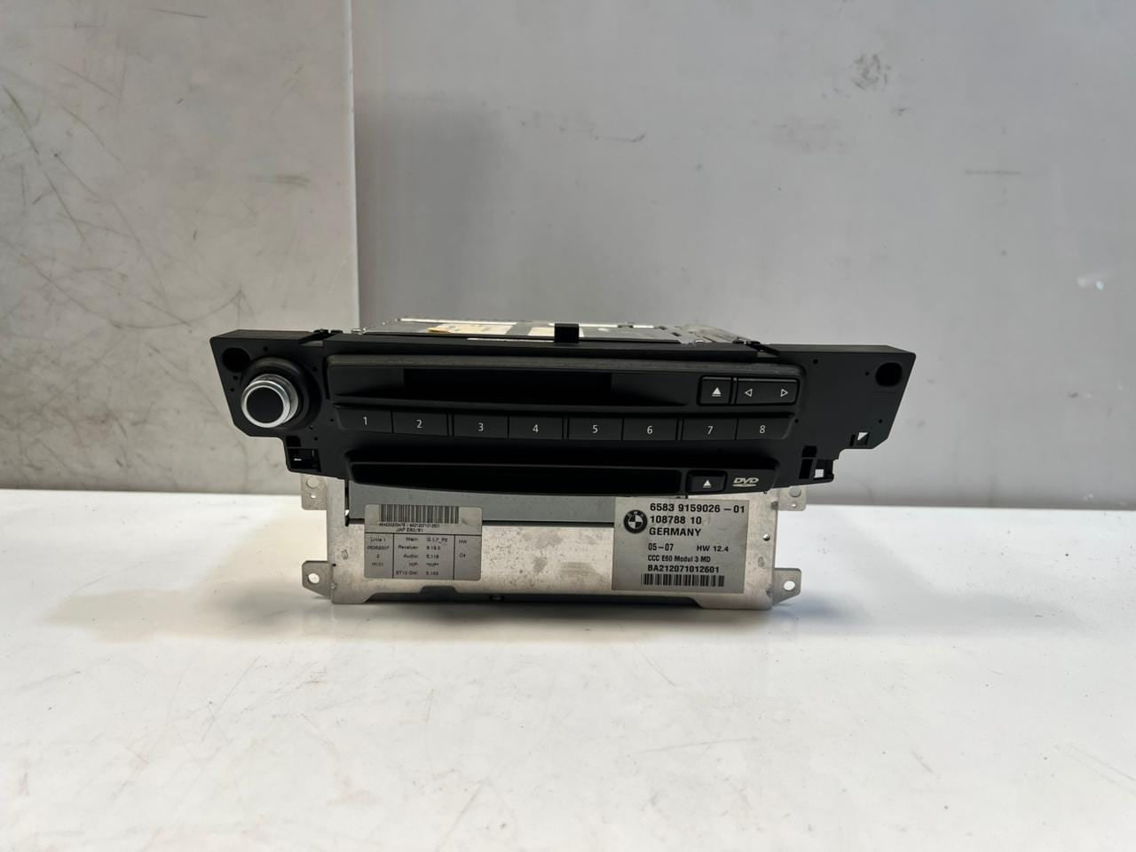 2004-2010 BMW 525i CCC E60 E61 E90 E91 3MD Navigation Head Unit Radio 9159026