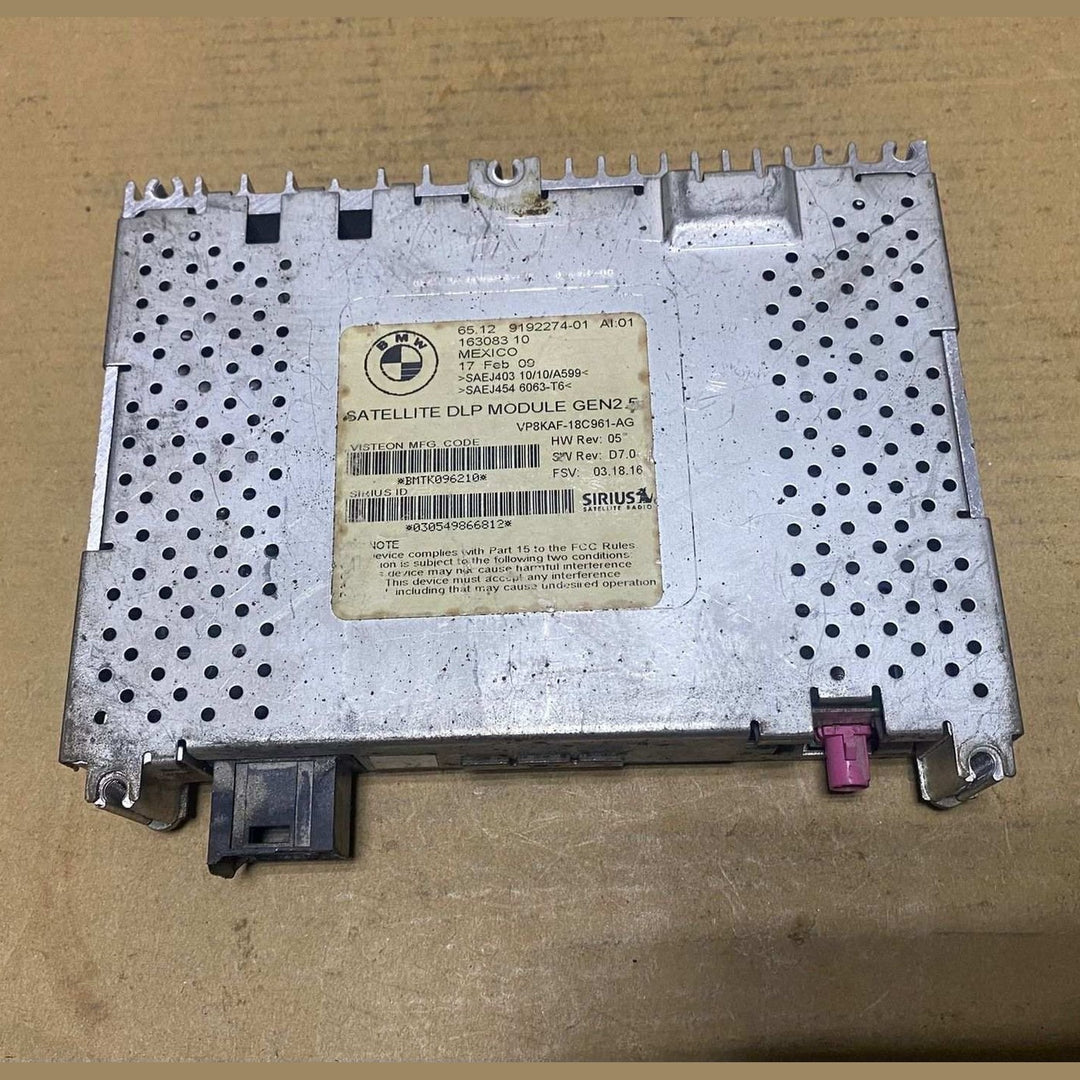 2004-2013 BMW X5 1 Series and 3 Series Satellite Radio Module 9192274