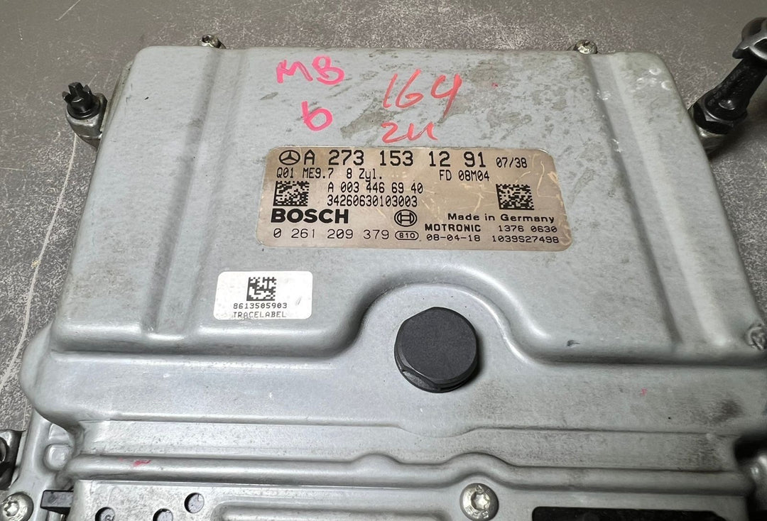 07-12 Mercedes W164 GL450 Engine Control Module Unit ECM ECU A273 1531291 OEM