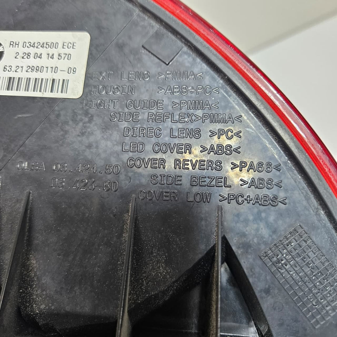 2010-2015 BMW X1 E84 Rear Right Tail Light 2990110