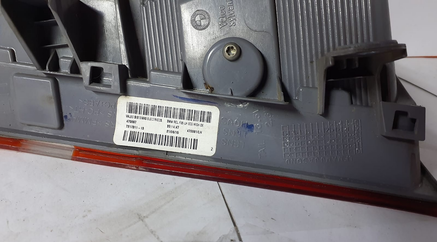 BMW F25 X3 2011-2017 Passenger Side Left Rear Outer Tail Light LED 7217311