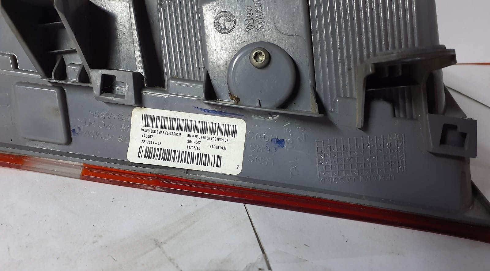 BMW F25 X3 2011-2017 Passenger Side Left Rear Outer Tail Light LED 7217311