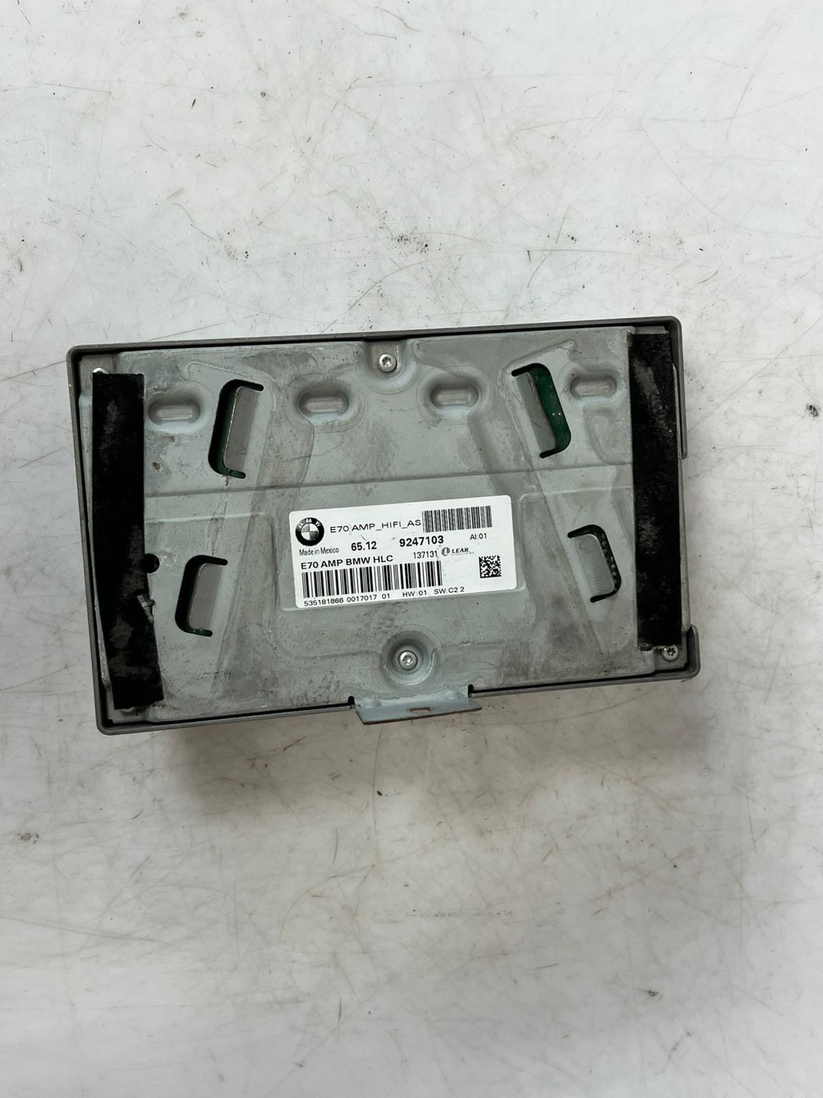 2007-2013 BMW X5 E70 HIFI AUDIO Sound Amplifier CONTROL UNIT 9247103 OEM