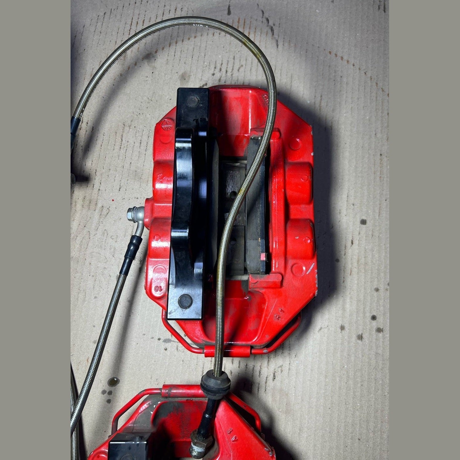 Mercedes-Benz E63 W212 AMG E-Class Front \ Rear Brembo Red Brake Calipers Set