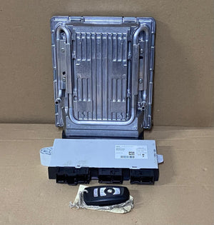 OEM BMW F10 N63 ENGINE CONTROL UNIT DME MSD85 ECU SET 7613202