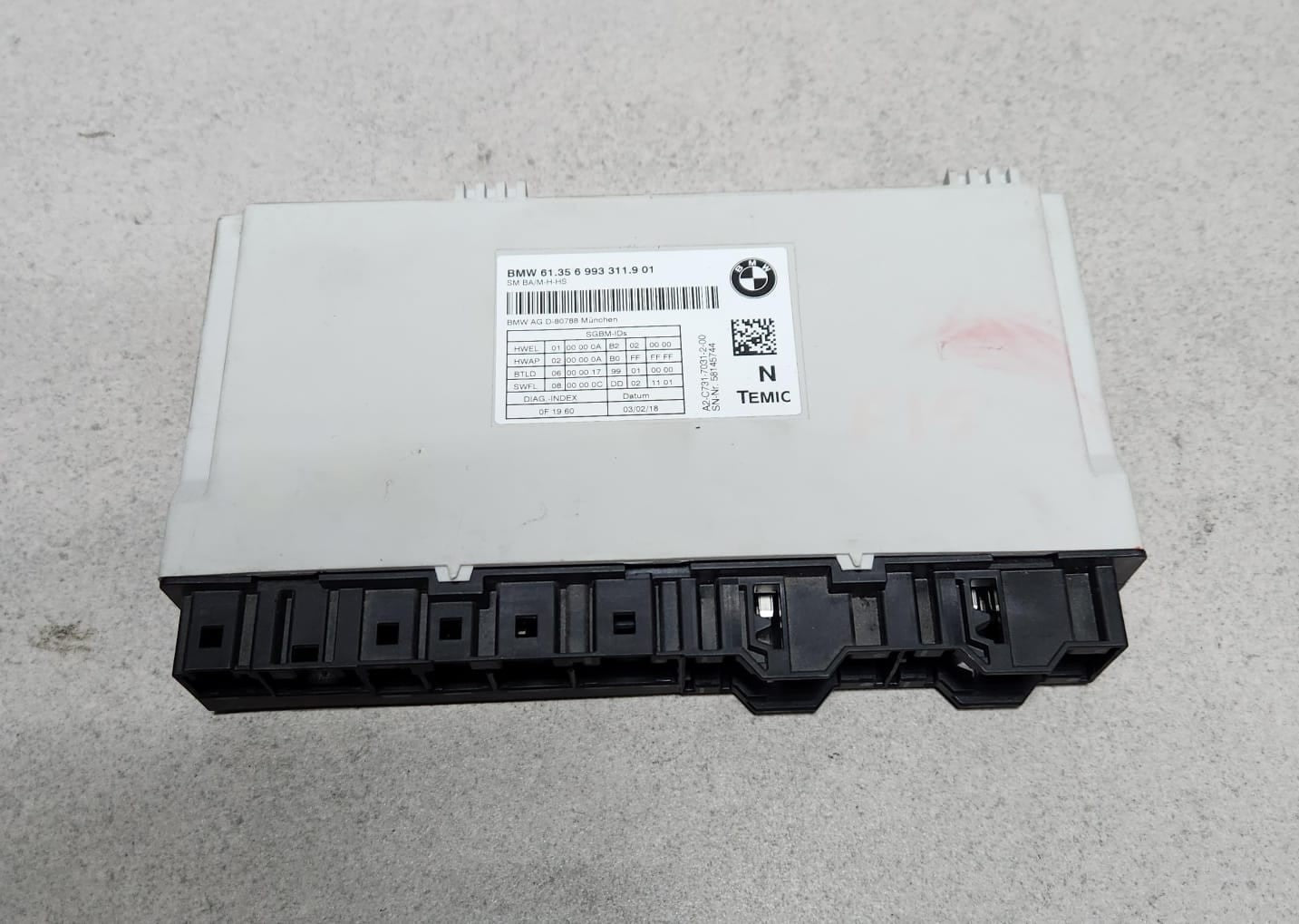 2015-2018 BMW X5 Seat Control Module 6993311  X5 F15 320i 330i and X1 