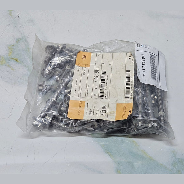 OEM BMW F80 F82 F83 M3 M4 S55 Aluminum Oil Pan Bolt Set 7853941 NEW GENUINE