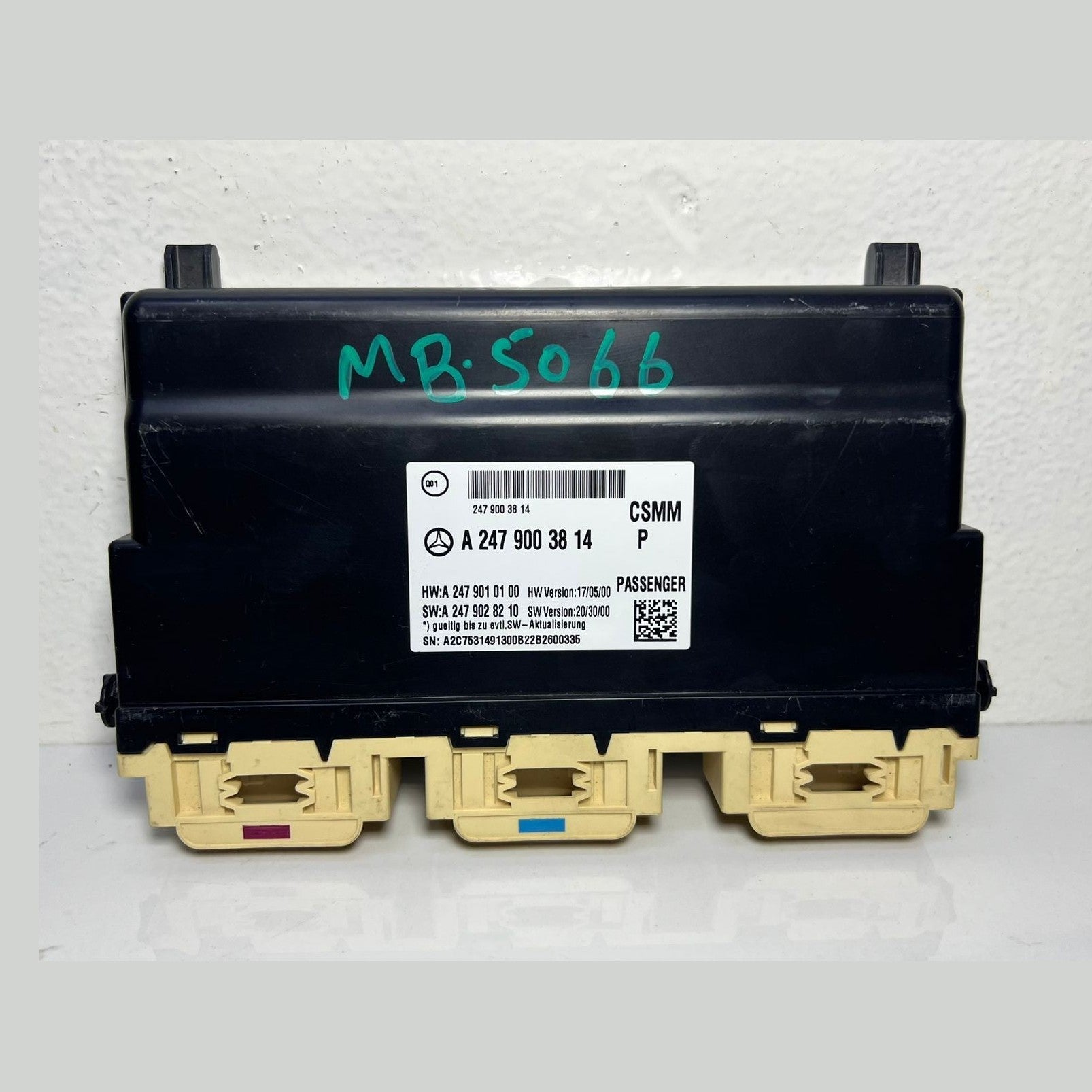 17-19 Mercedes Benz W247 B-Class Passenger Seat Control Module A247 9003814 OEM
